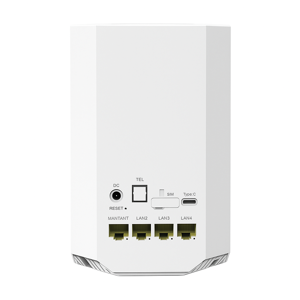 مودم 5G ZLT du مدل X28 نمای جانبی