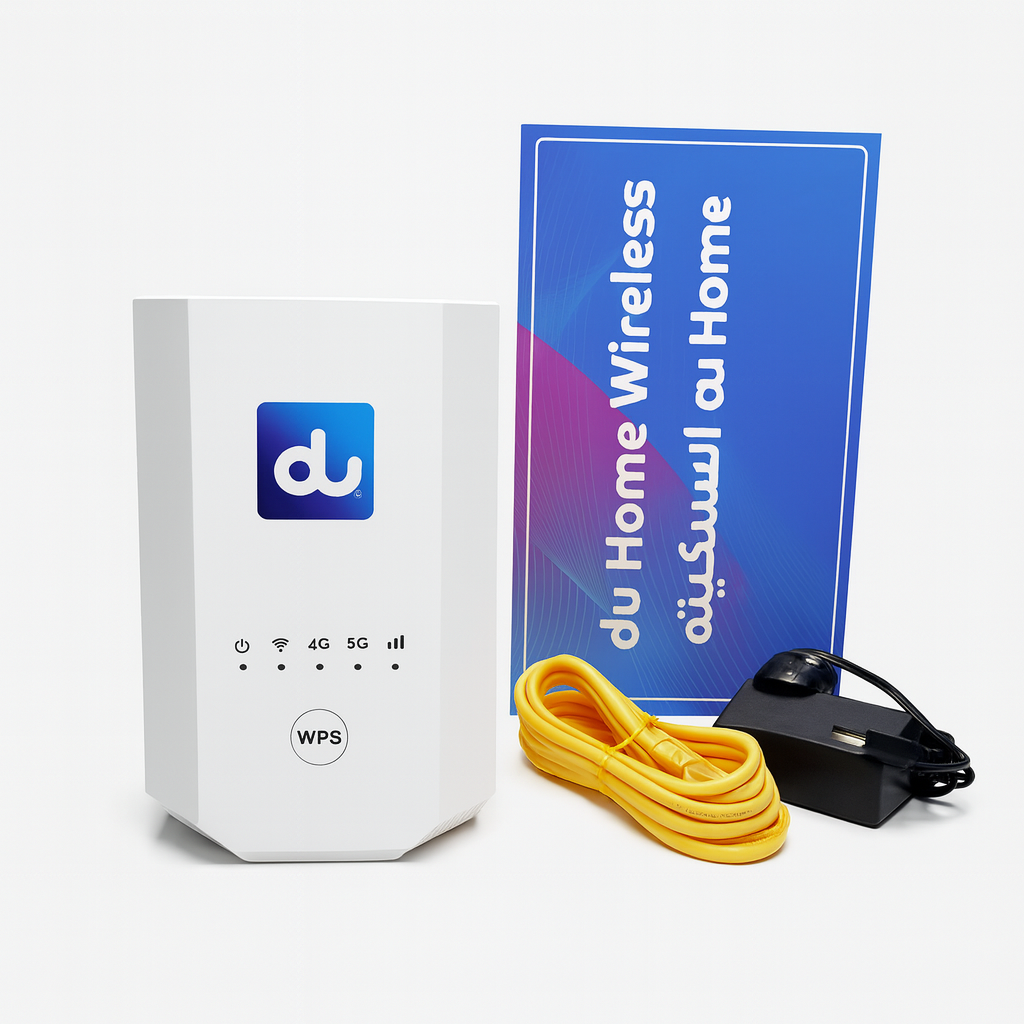 مودم 5G ZLT du X28 داخل جعبه و اقلام همراه